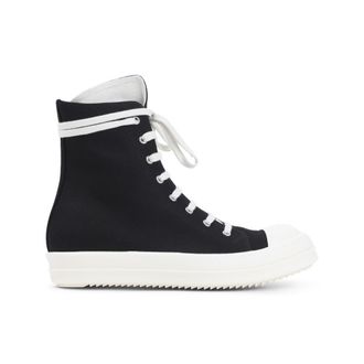 Rick Owens Black High-top Sneakers