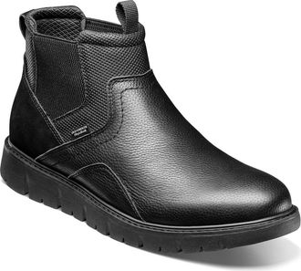 Nunn Bush Karnak Plain Toe Chelsea Boot in Black Tumble at Nordstrom Rack, Size 11.5