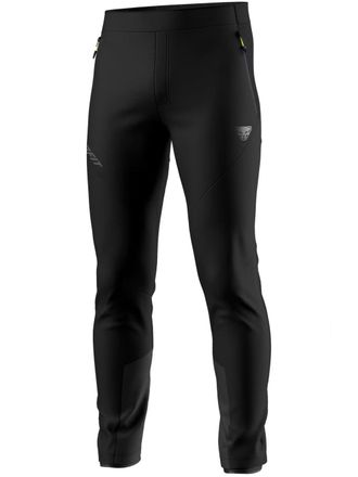 Dynafit Slim-Fit Black Hybrid Pants with Knee Reinforcements