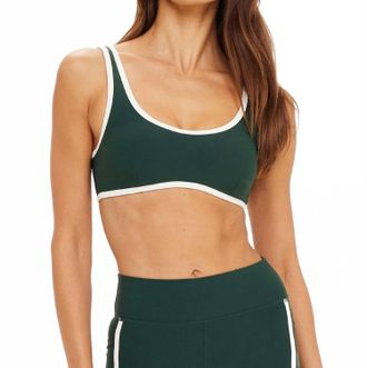 The Upside Sante Fe Brielle Scoop Bra In Green