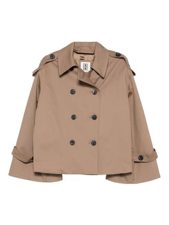 By Malene Birger Alisandra double-breasted military jacket - Bruin