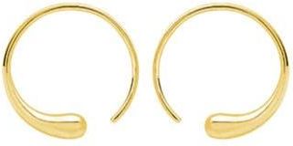 Lucy Quartermaine Luna Hoops in Gold Vermeil at Nordstrom