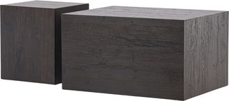 VE DESIGN Design Couchtisch Set York low & high - Mocca