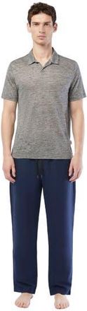 Onia Shaun Linen Polo in Heather Grey at Nordstrom, Size Xx-Large