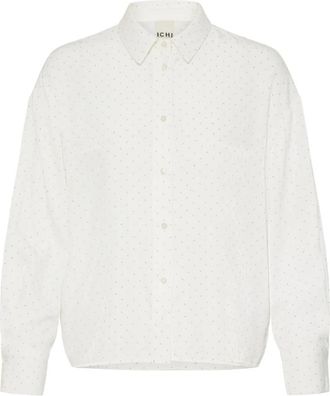 Ichi 114201 Shirt - Dames - Overhemden - Wit - M - Overhemden