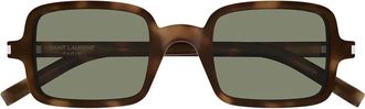 Saint Laurent Sunglasses Sl 332 002 Brown/Green Unisex