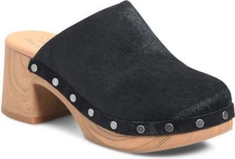 Kork-ease Talisa Genuine Calf Hair Clog in Black Calfhair at Nordstrom, Size 11