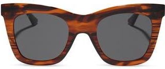 DIFF Eyewear 50mm Talia Square Sunglasses in Mahogany Tortoise at Nordstrom Rack