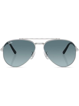 Ray-Ban Occhiali da sole con montatura stile pilota - Argento