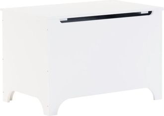 vidaXL Storage Box with Lid rana White 80x49x54 cm Solid Wood Pine Vidaxl