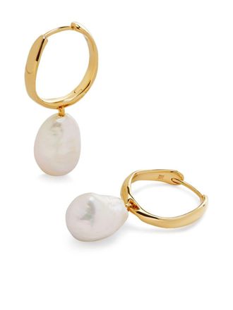 Monica Vinader 18kt gouden oorringen