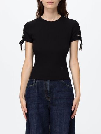 Burberry T-shirt slim fit in cotone con logo EKD tono su tono