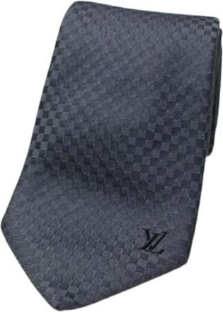Louis Vuitton Pre-owned Accessories, male, Gray, Size: ONE SIZE Pre-owned Cravat