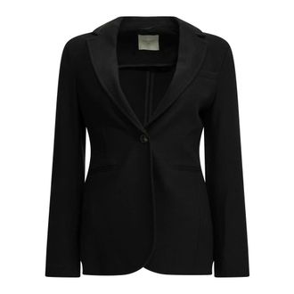 Circolo 1901 Blazer Light Fleece - Dames - Jassen - Zwart - Maat: XS Fleece