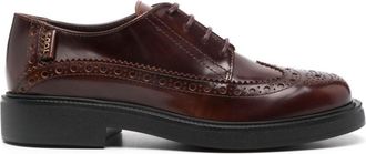 Tod's leather oxfords - women - Leather - 37.5 - Brown