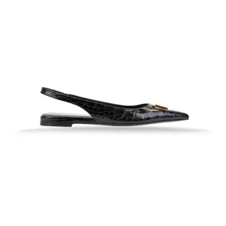Tom Ford Ballerina Shoes, female, Black, 4 UK, Leather Pointed Toe Ballerina Flats
