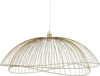 Maisons du monde L&aacute;mpara de techo de metal dorado 100x100x37 cm