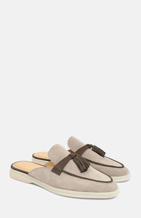 Scarosso Lucrezia Mules in Sand & Deep Taupe - Suede at Nordstrom, Size 39.5