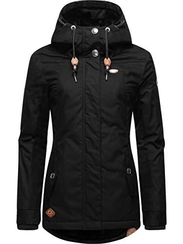 Ragwear Monade Veste dhiver pour Dame avec Capuche Noir22 4XL dès