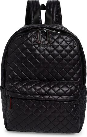 MZ Wallace Metro II Quilted Nylon Backpack in Black at Nordstrom