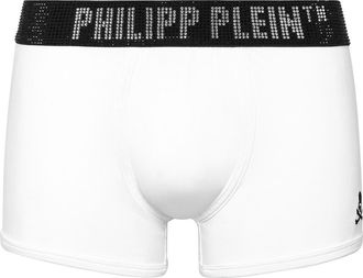 Philipp Plein Boxer Men in White/crystal at Nordstrom, Size Xxx-Large