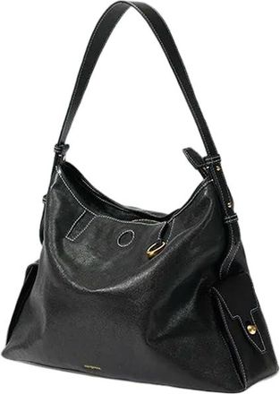 Generic JCVBN hobo bag vegetable tanned cowhide shoulder crossbody soft bag large capacity