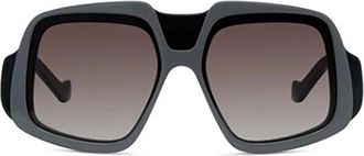 Loewe Accessoires, Dames, Zwart, ONE Size, Anagram Zonnebril