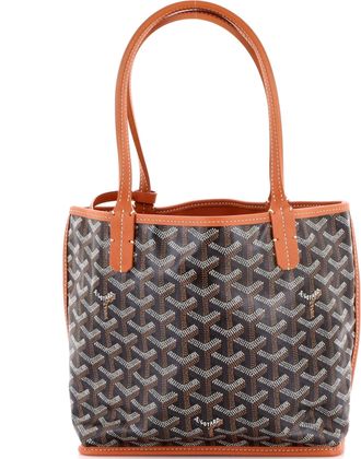 Goyard Anjou Reversible Tote Coated Canvas Mini