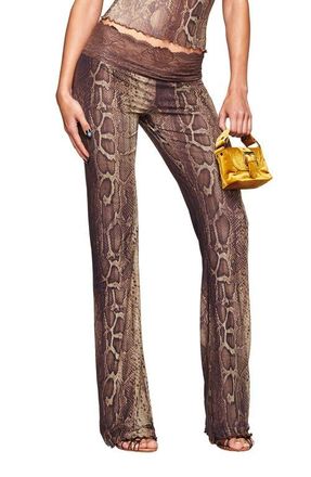 I.AM.GIA Silo Snakeskin Print Pants at Nordstrom, Size Xx-Small