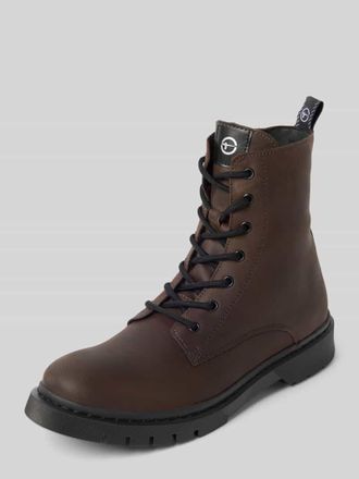 Tamaris Tamaris Schn&uuml;rstiefel aus echtem Rindsleder in Dunkelbraun, Gr&ouml;&szlig;e 36