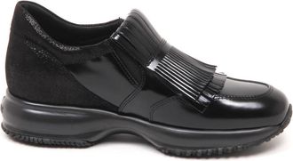 Hogan Interactive Double Fringe Schoen - Dames - Sneakers - Zwart - 35 EU - Leer - Schoenen