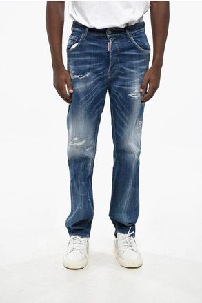 Dsquared2 Jeans 642 in Denim Stretch Effetto Vintage 19cm taglia 48