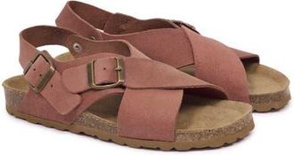 Celtic & Co. Crossover Buckle Sandal in Terracotta at Nordstrom, Size 12