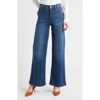 Frame Denim Le Slim Palazzo Jeans in Rockwell Clean at Nordstrom Rack, Size 32