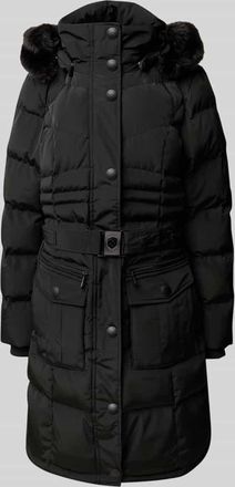 Wellensteyn Steppmantel mit G&uuml;rtel Modell OPIUM 382 in Black, Gr&ouml;&szlig;e M