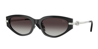 Burberry BE4493D Asian Fit 41128G Womens Sunglasses Grey Size 56