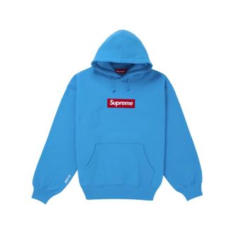 SUPREME Hoodies & sweatvesten, unisex, Blauw, XL, Box Logo Hooded Sweatshirt
