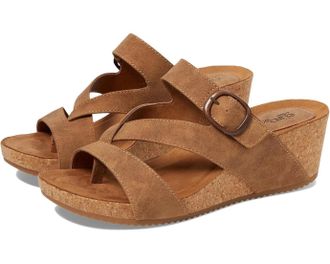 S&ouml;fft Womens Eurosoft Empire ES0036405 Sandals Brown Leather Wedge Heel ZAP1322