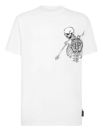 Philipp Plein Jersey T-shirt Round Neck SS Skeleton
