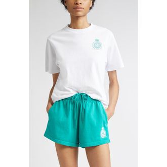 Sporty & Rich Royal Club Graphic T-Shirt in White at Nordstrom Rack, Size Xx-Large