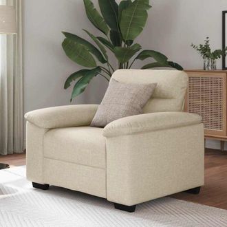 vidaXL Poltrona 60 cm in Lino - Vidaxl
