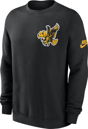 Nike Iowa Legacy Nike Mens College Pullover Crew in Black | NKPV00AIAV-612