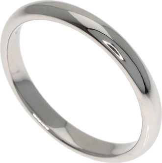 Cartier Platinum Platinum 950 Band Ring (Pre-Owned)