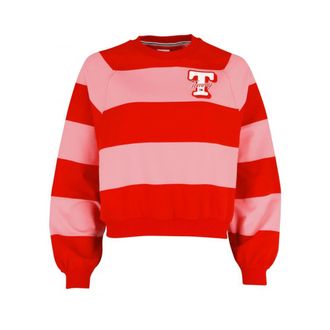 Tommy Jeans Sweatshirts - Dames - Sweatshirts - Rood - XL - Hoodies & sweatvesten