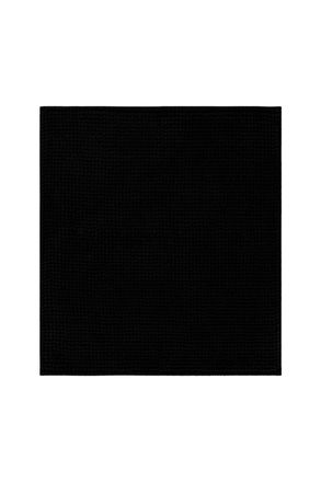 Wecon Home Alfombra de ba&ntilde;o tuftado negra 60x100