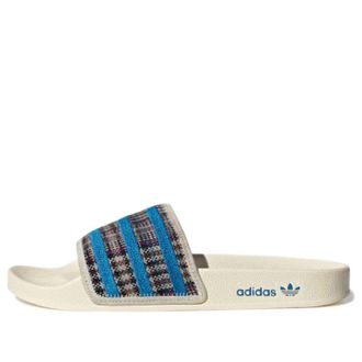adidas Adilette Slide Cozy Pack - Wonder White Blue Bird GW0821