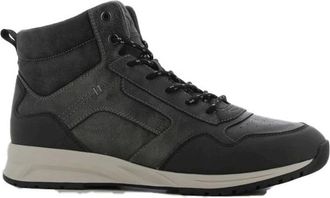 Cortina Eco Comfort Enkellaarzen Zwart - Heren - Veterlaarzen - Zwart - 44 EU - Polyester - Schoenen