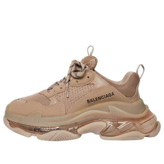 Balenciaga (WMNS) Balenciaga Triple S Sneakers Clear Sole Brown 544351W2GA12510