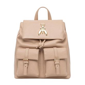 Patrizia Pepe Dames, Tassen, Beige, Maat: ONE Size Leer