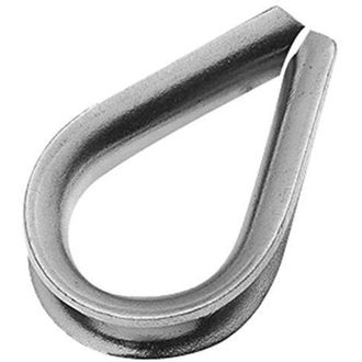 OEM Protezione Per Cavi Industriale M5 Con Capocorda A Cuore, In Acciaio Zincato, Diametro 5 Mm, Confezione Da 25 Pezzi. Fissaggio Robusto E Durevole Per 
